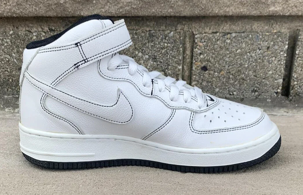 靴 air force 1 mid white Off-White Nike Air Force 1 Mid Graffiti Details · JustFreshKicks